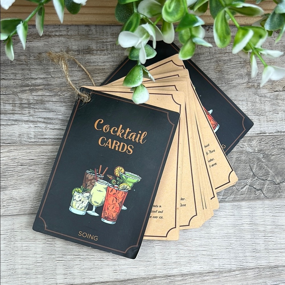 Cocktail Cards Booklet for Wedding / Parties / Events